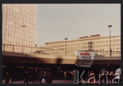 1983, Sztokholm, Szwecja.
 Akcja protestacyjna na placu Sergelstorg pod hasłem 