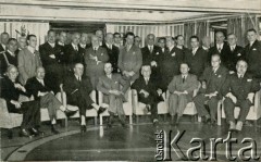 1937-1941, Buenos Aires, Argentyna.
Poseł Zdzisław Kurnikowski z argentyńskimi politykami.
Fot. NN, zbiory Biblioteki Polskiej im. Ignacego Domeyki w Buenos Aires (Biblioteca Polaca Ignacio Domeyko)