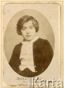 11.08.1903, Argentyna.
Portret chłopca (M.Haszczowski?).
Fot. NN, zbiory Biblioteki Polskiej im. Ignacego Domeyki w Buenos Aires (Biblioteca Polaca Ignacio Domeyko)