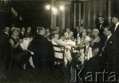 9.02.1929, Argentyna.
Przyjęcie.
Fot. NN, zbiory Biblioteki Polskiej im. Ignacego Domeyki w Buenos Aires (Biblioteca Polaca Ignacio Domeyko)