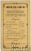 3.09.1910, Buenos Aires
Zaproszenie na uroczystość zorganizowaną z okazji 500 rocznicy bitwy pod Grunwaldem.
Fot. NN, zbiory Biblioteki Polskiej im. Ignacego Domeyki w Buenos Aires (Biblioteca Polaca Ignacio Domeyko)
[akta Bolesława Schreibera]