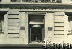 lata 30., Buenos Aires, Argentyna.
Banco Polaco Polska Kasa Opieki (argentyńska filia Banku PKO)
Fot. NN, zbiory Biblioteki Polskiej im. Ignacego Domeyki w Buenos Aires