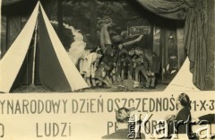 31.10.1938, Berisso, prowincja Buenos Aires, Argentyna.
Przedstawienie z okazji Narodowego Dnia Oszczędności. 
Fot. NN, zbiory Biblioteki Polskiej im. Ignacego Domeyki (Biblioteca Polaca Ignacio Domeyko)
