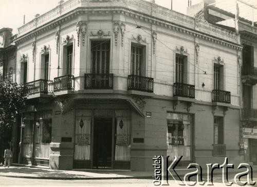 lata 30., Buenos Aires, Argentyna.
Filia Banco Polaco Polska Kasa Opieki (argentyńska filia Banku PKO).
Fot. NN, zbiory Biblioteki Polskiej im. Ignacego Domeyki w Buenos Aires
