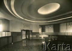 lata 30., Buenos Aires, Argentyna.
Banco Polaco Polska Kasa Opieki (argentyńska filia Banku PKO).
Fot. NN, zbiory Biblioteki Polskiej im. Ignacego Domeyki w Buenos Aires