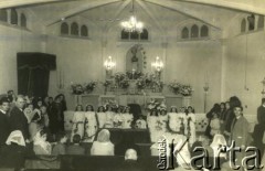 Lata 40., Santa Fe, Argentyna.
Krypta Matki Boskiej Salezjańskiej.
Fot. Nicolas Arnold, zbiory Biblioteki Polskiej im. Ignacego Domeyki w Buenos Aires (Biblioteca Polaca Ignacio Domeyko)