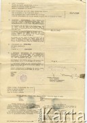 10.01.1940, Dunholme Logde, Wielka Brytania.
Dokument Alojzego Brudzińskiego dotyczący jego służby wojskowej.
Fot. NN, kolekcja Zofii i Alojzego Brudzińskich, zbiory  Archiwum Ojców Franciszkanów w Polskiej Misji Katolickiej w Martin Coronado, reprodukcje cyfrowe w  Bibliotece Polskiej im. Ignacego Domeyki w Buenos Aires (Biblioteca Polaca Ignacio Domeyko) i w Ośrodku KARTA w Warszawie
