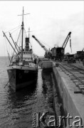 Grudzień 1933, Comodoro Rivadavia, prowincja Chubut, Argentyna.
Statek Rata w porcie.
Fot. NN, zbiory Museo Ferroportuario w Comodoro Rivadavia, reprodukcje cyfrowe w  Bibliotece Polskiej im. Ignacego Domeyki w Buenos Aires (Biblioteca Polaca Ignacio Domeyko) i w Ośrodku KARTA w Warszawie