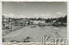 Po 1948, Argentyna.
Prace inżynieryjne.
Fot. NN, udostępniła Jolanta Wolszczynin.