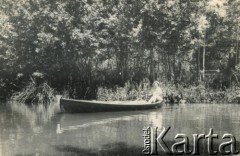 Grudzień 1963, kanał Merenguez, Argentyna.
Zofia Wolszczynin.
Fot. NN, udostępniła Jolanta Wolszczynin.