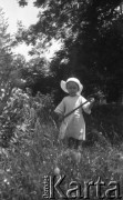 12.06.1938, Drohiczówka, Polska.
Maria Wielowieyska.
Fot. Anna Wielowieyska, udostępniła Maria Wielowieyska, reprodukcje cyfrowe w  Bibliotece Polskiej im. Ignacego Domeyki w Buenos Aires (Biblioteca Polaca Ignacio Domeyko) i w Ośrodku KARTA w Warszawie

