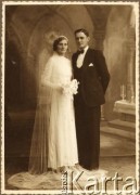 21.02.1917, Argentyna. 
Ślub Enriki Szychowski i Jose Śniechowski.
Fot. NN, zbiory Asociación Polaca de Posadas, udostępniła Fabiana Śniechowski, reprodukcje cyfrowe w Bibliotece Polskiej im. Ignacego Domeyki w Buenos Aires (Biblioteca Polaca Ignacio Domeyko) i w Ośrodku KARTA w Warszawie 



