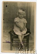 16.03.1939, Apostoles, Misiones, Argentyna.
Wanda Isabel Szeliga, matka ofiarodawczyni zdjęcia Sereny Kołaczewski.
Fot. NN, zbiory Sereny Kolaczewski, reprodukcje cyfrowe w  Bibliotece Polskiej im. Ignacego Domeyki w Buenos Aires (Biblioteca Polaca Ignacio Domeyko) i w Ośrodku KARTA w Warszawie