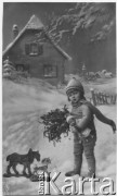 Brak daty, Argentyna.
Polska kartka bożonarodzeniowa.
Fot. NN, zbiory Enrique Koprowskiego, reprodukcje cyfrowe w  Bibliotece Polskiej im. Ignacego Domeyki w Buenos Aires (Biblioteca Polaca Ignacio Domeyko) i w Ośrodku KARTA w Warszawie.