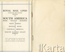 29.01.1949, Londyn, Wielka Brytania.
Lista pasażerów płynących statkiem Royal Mail z Londynu do Hiszpanii, Portugalii, na Wyspy Kanaryjskie, do Argentyny i Urugwaju.
Fot. NN, zbiory Andresa Jozwickiego, reprodukcje cyfrowe w Bibliotece Polskiej im. Ignacego Domeyki w Buenos Aires (Biblioteca Polaca Ignacio Domeyko) i w Ośrodku KARTA w Warszawie.
