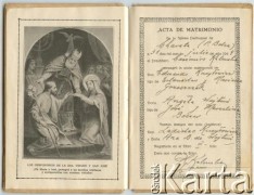 Akt małżeństwa Anieli Wojtuń i Edwarda Kuryłowicza z dn. 31 czerwca 1949 r. 
Fot. NN, zbiory Leokadii Kuryłowicz, reprodukcje cyfrowe w Bibliotece Polskiej im. Ignacego Domeyki w Buenos Aires (Biblioteca Polaca Ignacio Domeyko) i w Ośrodku KARTA w Warszawie.