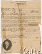 15.10.1929. Świadectwo lekarskie wydane dla Juljana Kołodzieja. Strona 1.
Fot. NN, udostępnił Alfredo Kołodziej, reprodukcje cyfrowe w Bibliotece Polskiej im. Ignacego Domeyki w Buenos Aires (Biblioteca Polaca Ignacio Domeyko) i w Ośrodku KARTA w Warszawie.