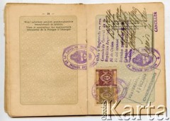Paszport Juljana Kołodzieja, który w 1929 roku wyemigrował do Argentyny. Strona 5.
Fot. NN, udostępnił Alfredo Kołodziej, reprodukcje cyfrowe w Bibliotece Polskiej im. Ignacego Domeyki w Buenos Aires (Biblioteca Polaca Ignacio Domeyko) i w Ośrodku KARTA w Warszawie.