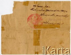 22.02.1929. Świadectwo tożsamości Juljana Kołodzieja.  Strona 2.
Fot. NN, udostępnił Alfredo Kołodziej, reprodukcje cyfrowe w Bibliotece Polskiej im. Ignacego Domeyki w Buenos Aires (Biblioteca Polaca Ignacio Domeyko) i w Ośrodku KARTA w Warszawie.