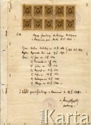 Odpis z księgi parafii w Kamieniu dotyczący rodziny Kołodziejów, w tym Juljana Kołodzieja, który w 1929 roku wyemigrował do Argentyny.
Fot. NN, udostępnił Alfredo Kołodziej, reprodukcje cyfrowe w Bibliotece Polskiej im. Ignacego Domeyki w Buenos Aires (Biblioteca Polaca Ignacio Domeyko) i w Ośrodku KARTA w Warszawie.