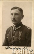 Lata 20., Warszawa, Polska.
Major Tadeusz Tomaszewski, teść Leszka Kota.
Fot. Władysław Miernicki, zbiory Leszka Kota, reprodukcje cyfrowe w Ośrodku KARTA w Warszawie i w Instytucie Polskim i Muzeum im. gen. Sikorskiego w Londynie.