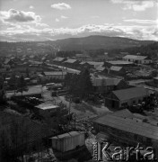 1977, Tynda, obwód amurski,  Rosyjska Federacyjna Socjalistyczna Republika Radziecka, ZSRR.
Budowa Bajkalsko-Amurskiej Magistrali Kolejowej (BAM). Ulice miasta.
Fot. Mikołaj Nesterowicz, zbiory Ośrodka KARTA