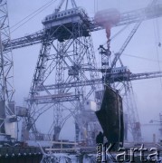 Druga połowa lat 70., Tobolsk, obwód tiumeński, RFSRR, ZSRR.
Budowa zakładów petrochemicznych.
Fot. Mikołaj Nesterowicz, zbiory Ośrodka KARTA
