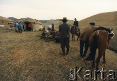 Lata 90., Kazachstan.
Osada w stepie.
Fot. Mikołaj Nesterowicz, zbiory Ośrodka KARTA