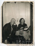 Lata 30., Baryż, woj. tarnopolskie, Polska.
Władysław i Teresa Świdrygiełło-Świderscy, rodzice Teresy Somkowicz. 
Fot. NN, kolekcja Teresy Somkowicz, reprodukcje cyfrowe w Ośrodku KARTA
