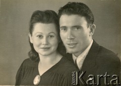 1946, Rzym, Włochy.
Maria i Józef Żywina, żołnierze Polskich Sił Zbrojnych na Zachodzie.
Fot. NN, kolekcja Marii i Józefa Żywiny, reprodukcje cyfrowe w Ośrodku KARTA


