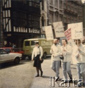 1984, Londyn, Anglia, Wielka Brytania.
Demonstracja zorganizowana przed budynkiem redakcji gazety 