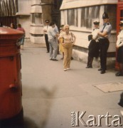 1984, Londyn, Anglia, Wielka Brytania.
Demonstracja zorganizowana przed budynkiem redakcji gazety 