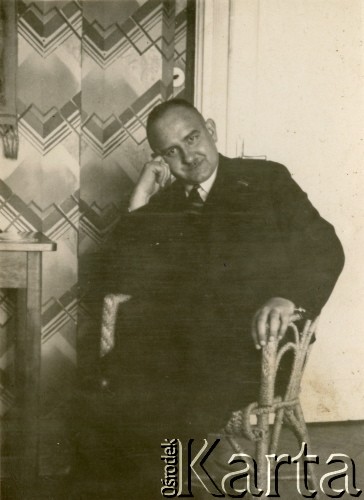 Lata 30., Stanisławów, Polska.
Franciszek Kotlarczuk, ojciec Danuty Jabłońskiej z domu Kotlarczuk, prezes Związku Legionistów, od 1935 wiceprezydent, od 1937 roku prezydent Stanisławowa.   
Fot. NN, kolekcja Danuty Jabłońskiej, reprodukcje cyfrowe w Ośrodku KARTA