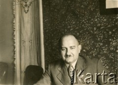 Lata 30., Stanisławów, Polska.
Franciszek Kotlarczuk, ojciec Danuty Jabłońskiej z domu Kotlarczuk, prezes Związku Legionistów, od 1935 wiceprezydent, od 1937 roku prezydent Stanisławowa.   
Fot. NN, kolekcja Danuty Jabłońskiej, reprodukcje cyfrowe w Ośrodku KARTA