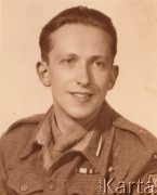 1949, Whitley Camp, Anglia, Wielka Brytania.
Janusz Cywiński, powstaniec warszawski, żołnierz 2 Korpusu Polskiego Polskich Sił Zbrojnych na Zachodzie.
Fot. NN, kolekcja Krystyny i Janusza Cywińskich, reprodukcje cyfrowe w Ośrodku KARTA