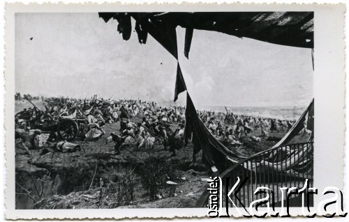 1944, Lwów, USRR, ZSRR.
Dokumentacja po zniszczeniu przez Sowietów - elementy przedpola 