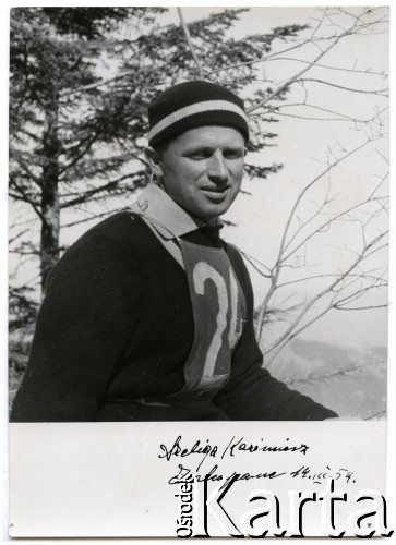 14.03.1954, Zakopane, woj. krakowskie, Polska Rzeczpospolita Ludowa.
Kazimierz Religa - portret reprezentanta Polski w narciarstwie.
Fot. Stefan Burnatowicz, kolekcja Stefana Burnatowicza, zbiory Ośrodka KARTA
