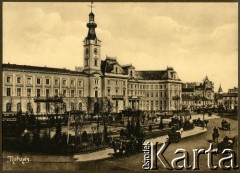 1900-1914, Warszawa, Królestwo Polskie.
Ratusz na Placu Teatralnym.
Fot. NN, kolekcja tematyczna: architektura Warszawy w latach 1900-1914, zbiory Ośrodka KARTA