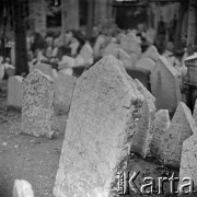 Lata 60., Kraków, Polska.
Remuh - cmentarz żydowski na krakowskim Kazimierzu.
Fot. Marek Zürn, zbiory Fundacji Ośrodka KARTA