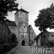 Lata 60., Łagów, Polska.
Zabudowania zamku joannitów.
Fot. Marek Zürn, zbiory Fundacji Ośrodka KARTA
