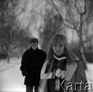1967-69, Warszawa, Polska.
Maryla Rodowicz, piosenkarka, n/z jako studentka Akademii Wychowania Fizycznego.
Fot. Marek Zürn, zbiory Fundacji Ośrodka KARTA