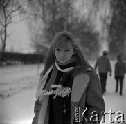 1967-69, Warszawa, Polska.
Maryla Rodowicz, piosenkarka, n/z jako studentka Akademii Wychowania Fizycznego.
Fot. Marek Zürn, zbiory Fundacji Ośrodka KARTA