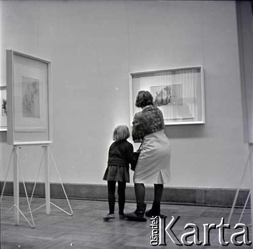Lata 60., Warszawa, Polska.
Muzeum Narodowe.
Fot. Marek Zürn, zbiory Fundacji Ośrodka KARTA