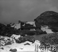 Lata 60., Tatry, Polska.
Schronisko w Dolinie Pięciu Stawów Polskich.
Fot. Marek Zürn, zbiory Fundacji Ośrodka KARTA