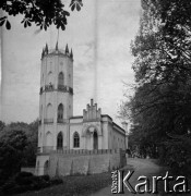 Lata 60., Opinogóra, Polska.
Pałac, siedziba Muzeum Romantyzmu.
Fot. Marek Zürn, zbiory Fundacji Ośrodka KARTA