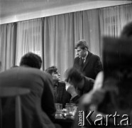 Lata 60., Warszawa, Polska.
Klub Międzynarodowej Prasy i Książki.
Fot. Marek Zürn, zbiory Fundacji Ośrodka KARTA