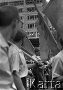 22.07.1966, Warszawa, Polska.
Defilada z okazji Święta Odrodzenia Polski (22 Lipca) na ulicy Marszałkowskiej.
Fot. Marek Zürn, zbiory Fundacji Ośrodka KARTA