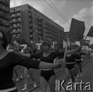 22.07.1966, Warszawa, Polska.
Defilada z okazji Święta Odrodzenia Polski (22 Lipca) na ulicy Marszałkowskiej.
Fot. Marek Zürn, zbiory Fundacji Ośrodka KARTA