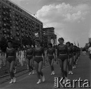 22.07.1966, Warszawa, Polska.
Defilada z okazji Święta Odrodzenia Polski (22 Lipca) na ulicy Marszałkowskiej.
Fot. Marek Zürn, zbiory Fundacji Ośrodka KARTA