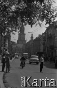 Lata 60., Lublin, Polska.
Ulica.
Fot. Marek Zürn, zbiory Fundacji Ośrodka KARTA